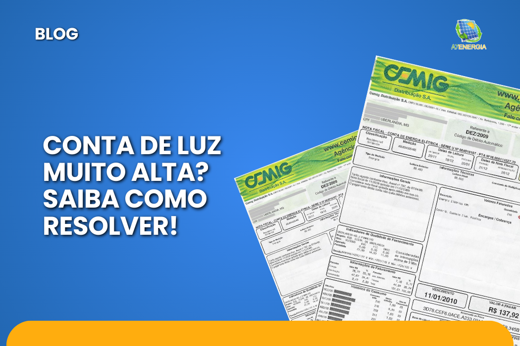 Conta de luz muito alta? Saiba como resolver!